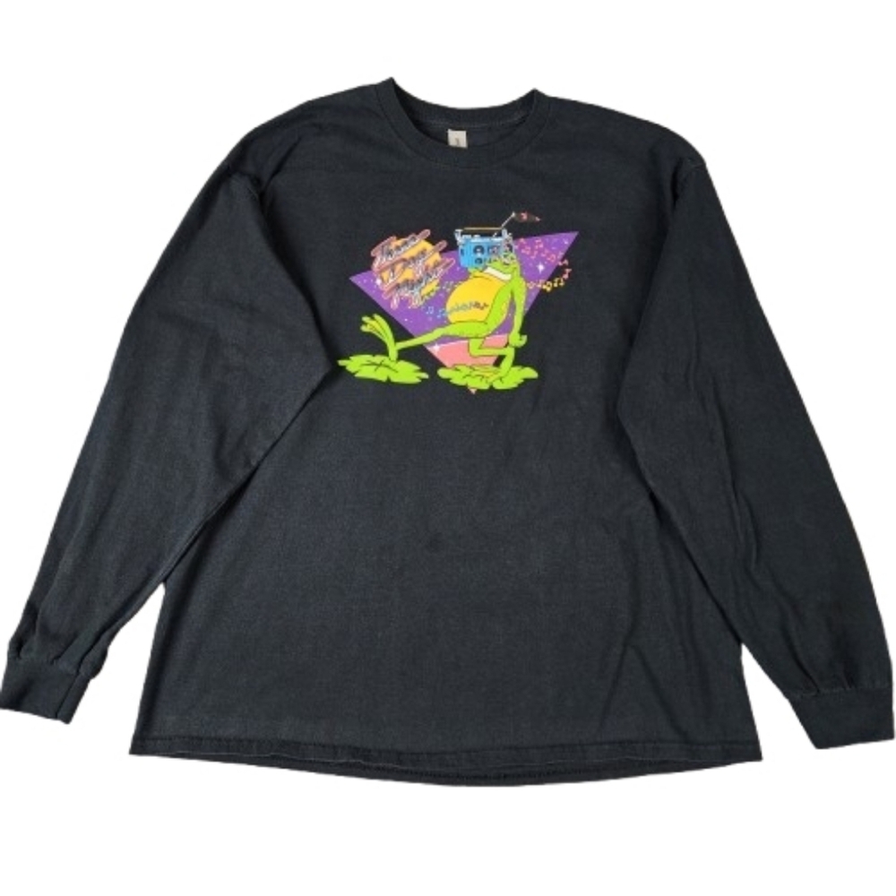 Three Dog Night 2024 Tour Black Long Sleeve Graphic Tee Unisex XL